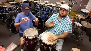 Tumbao on congas