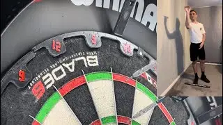 Road to a 70 average Video #2 - 30 dart challenge with a 57 average & best of 3 against Dartbot 5