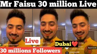 Mr Faisu 30 million Followers Special Instagram Live❤️| Jannat Zubair Love Rection ||