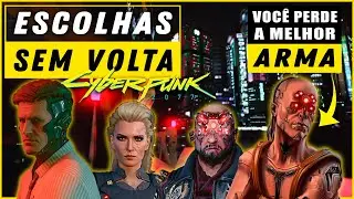 As DECISÕES mais DIFÍCEIS em Cyberpunk 2077
