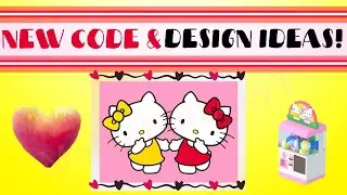 💛NeW HeLLo KiTTy CaFe CoDe & DeSiGN IDEaS | RoBLoX HeLLo MiMMy uPDaTe #shorts #hellokittycafedsign