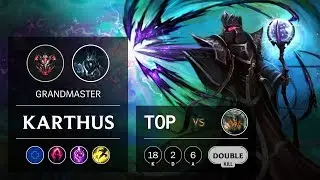 Karthus Top vs Olaf - EUW Grandmaster Patch 9.12