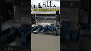 Rat bait making machine,with heating system on mold | Rat poison pressing machine