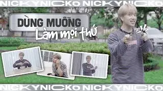 MỘT NGÀY DÙNG MUỖNG LÀM MỌI THỨ | NICKY NICKO 