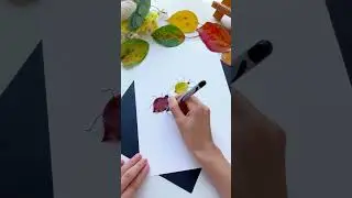 Who knew leaves could look like this?! 🍁🐞 #AutumnDIY #CraftTok