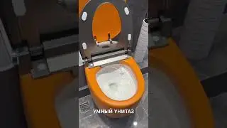 Самоочищающийся умный унитаз. #home #comfort #bathroom #design #Toilet #дом #унитаз