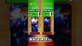 😳🪫HONOR MAGIC 7 PRO VS IPHONE 17 PRO MAX BATTERY TEST!!!🪫😳#SHORTS #VIRALVIDEO