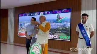 Speech on Independence Day at Om Public School-Gohana , 15th Aug 2025