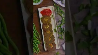 Thandi Baarish, Garam Kebab & Sukoon Bhara Mood ❄️☔ #harabharakababrecipe #recipe #reels #easyrecipe
