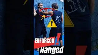 ENFORCOU 😱 hanged #kungfu #kravmaga #mma #wingchun #karate #jiujitsu