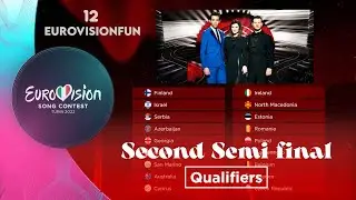 Eurovision 2022: Our Voting Simulation | Second Semi-final Qualifiers (w/ Eurovisionfun)