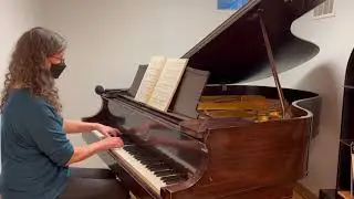 Kate Playing On Our 1920 Heintzman Grand Piano Model D