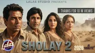 DHARMENDRA TRIBUTE 2025 | SHOLAY 2 AI REMAKE | AMITABH BACHCHAN | Lala&rsquo;s Studio | Bollywood Trailer