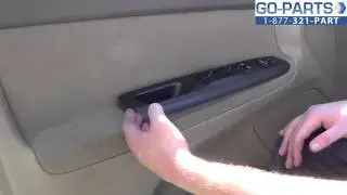 Replace 2002-2006 Toyota Camry Power Window, Lock Switch, How to Change Install 2003 2004 2005