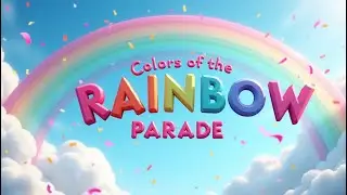 Learn Colors with the Rainbow Parade! 🎨 | Fun Kids Animation & Song