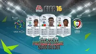 FIFA 16 : SILVER PORTUGUESE LEAGUE SQUAD BUILDER