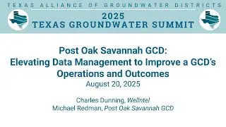 Post Oak Savannah GCD: Elevating Data Management to Improve a GCD's Operations and Outcomes