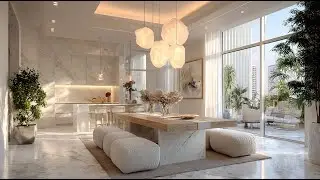 Bright Minimalist Luxury House 🌤️🏡 | Modern Home Decor in Neutral Tones