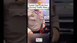 Officer caught in 4k breaking the LAW!! Draws weapon on man! #police #artbart