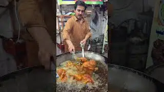 Giant steam chargha fry in huge oil | ultimate street food | Peshawar