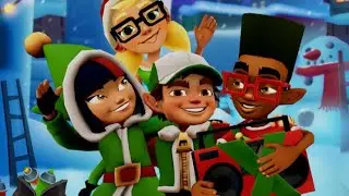 Subway surfers north pole moment gameplay 🏄🏃☃️@MrBeast @JONATHANGAMINGYT @TechnoGamerzOfficial