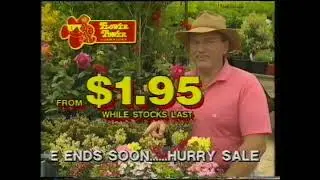 Flower Power Garden Centres - 1992 Australian TV Commercial
