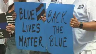 'Back the Blue' rally held in Hartford as General Assembly take up police accountability bill