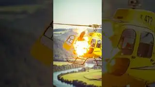 Unbelievable Helicopter Crash Caused by Unsecured bird #shorts #ai