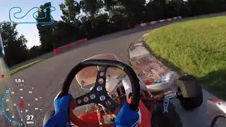 First time on a IAME x30 at Andersen RacePark!