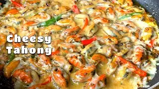 Тахонг с чесноком и сырным маслом
