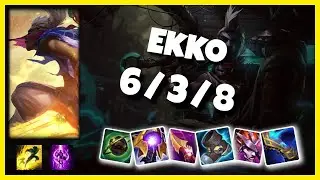 Ekko vs Sylas EU Challenger MID (6/3/8) Gameplay Replay - Patch 10.24