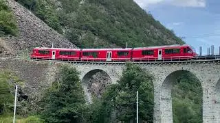 Cu Bernina Express spre Poschiavo