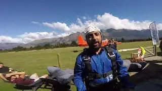 Skydiving in southern Alps new zealand
