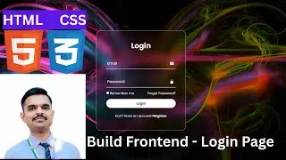 Build a Responsive Animated Login Page with HTML & CSS | Floating Labels + Glass UI