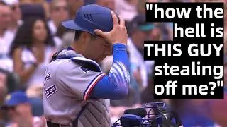 One of The Slowest Players in MLB Is Somehow Becoming One of The Best Basestealers