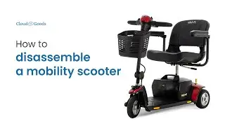 How to disassemble a mobility scooter