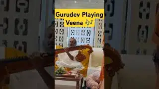Gurudev Playing Veena | Gurudev Sri Sri Ravishankar #shorts #ytshorts #trending #viralvideo #AGA