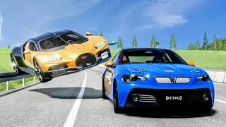 High Speed Traffic Car Crashes #271 - BeamNG Drive | CrashBoomPunk