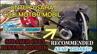ALAT CUCI/MESIN STEAM CUCI MOBIL/MOTOR MENGGUNAKAN DINAMO 1 HP. UNTUK USAHA. RECOMMENDED ATAU TIDAK?