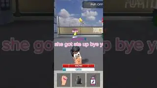 Beating up VIP player in roblox baddies #robloxbaddie #Baddies