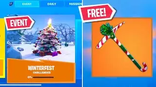 *NEW* HOW TO GET FREE WINTERFEST REWARDS IN FORTNITE! [Winterfest Challenges]