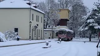 Jazda MBxd2-218 zimą