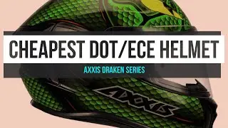 Cheapest dot and ece certified helmet │ axxis draken series│ best helmet india