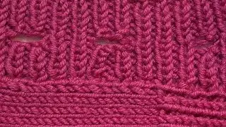 Knopfloch stricken