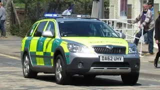Isle of Wight Ambulance Service Skoda Scout Rapid Response Vehicle - On Emergency Call