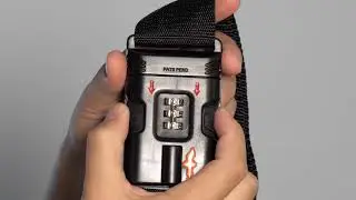 TSA Safe Skies Locking Luggage Strap