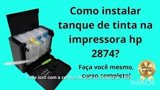 Bulk-ink, como instalar sem precisar de t&eacute;cnico.