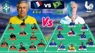 Brazil vs France: 2025 Friendlies Who has the strongest XI With Carlo Ancelotti and Didier Deschamps