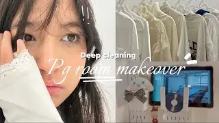 Deep cleaning my Single PG room | Winter cleaning