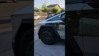 Polished Cybertruck done in Elk Grove CA #cybertruck #tesla #elonmusk #hate #love #polish #work